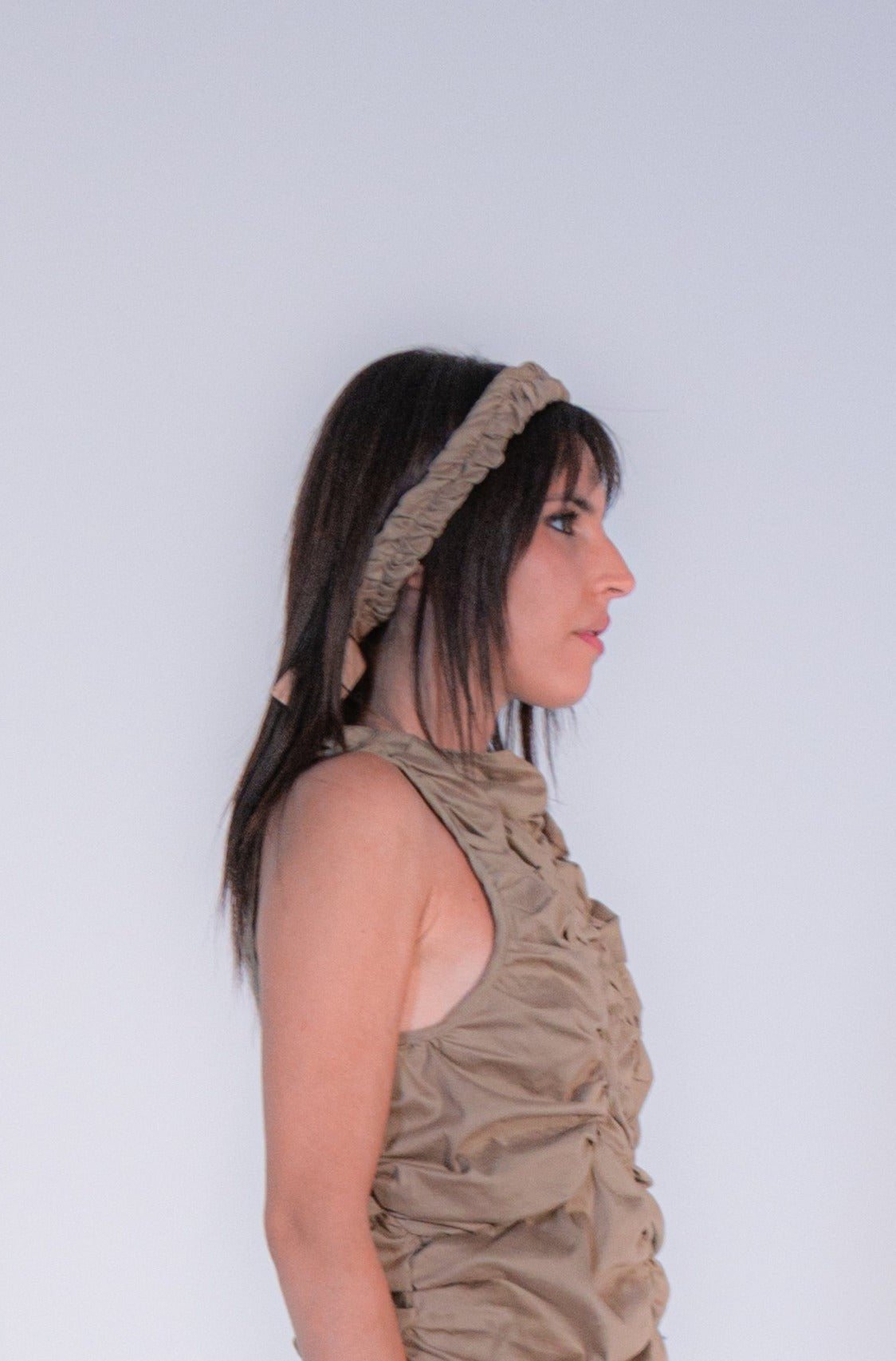 Ishtar Small Headband Beige